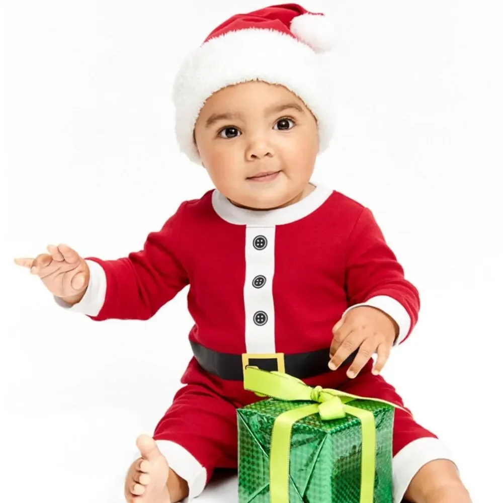 NWT Carters Baby 3-Pc. Santa Hat, T-Shirt & Pants size 6 months